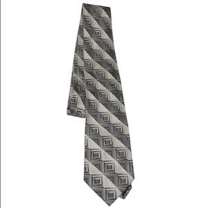 Geometric Gray Tie